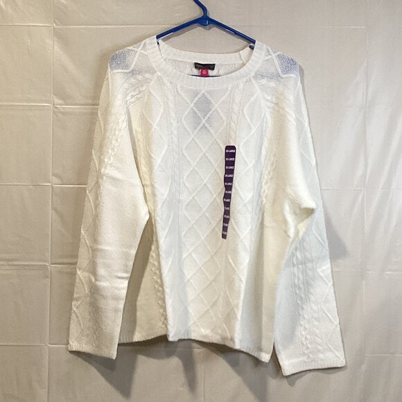 Vince Camuto Women's Cable Sweater - Picture 4 of 6